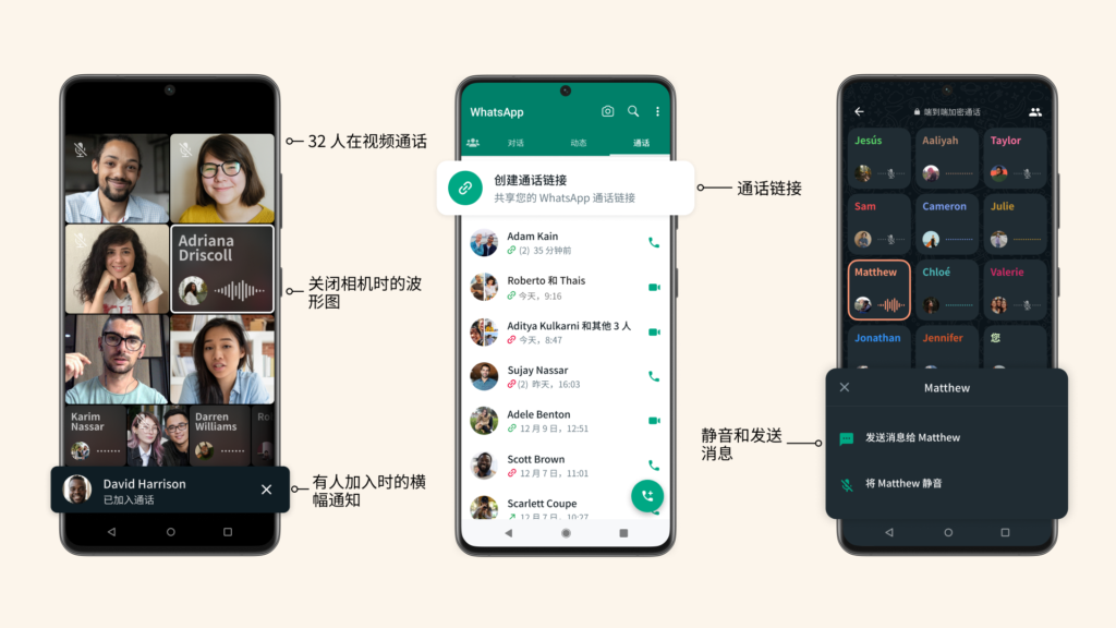 WhatsApp 通话